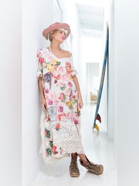 Magnolia Pearl Appliqué Mattie Belle Dress